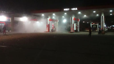 SPBU di Rengat Terbakar, Tiga Orang Alami Luka Bakar Serius